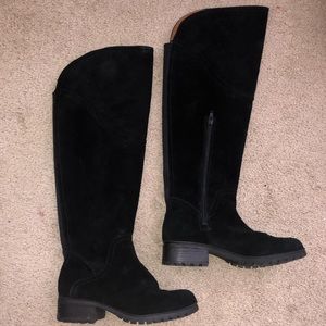 Knee high lucky brand boots
